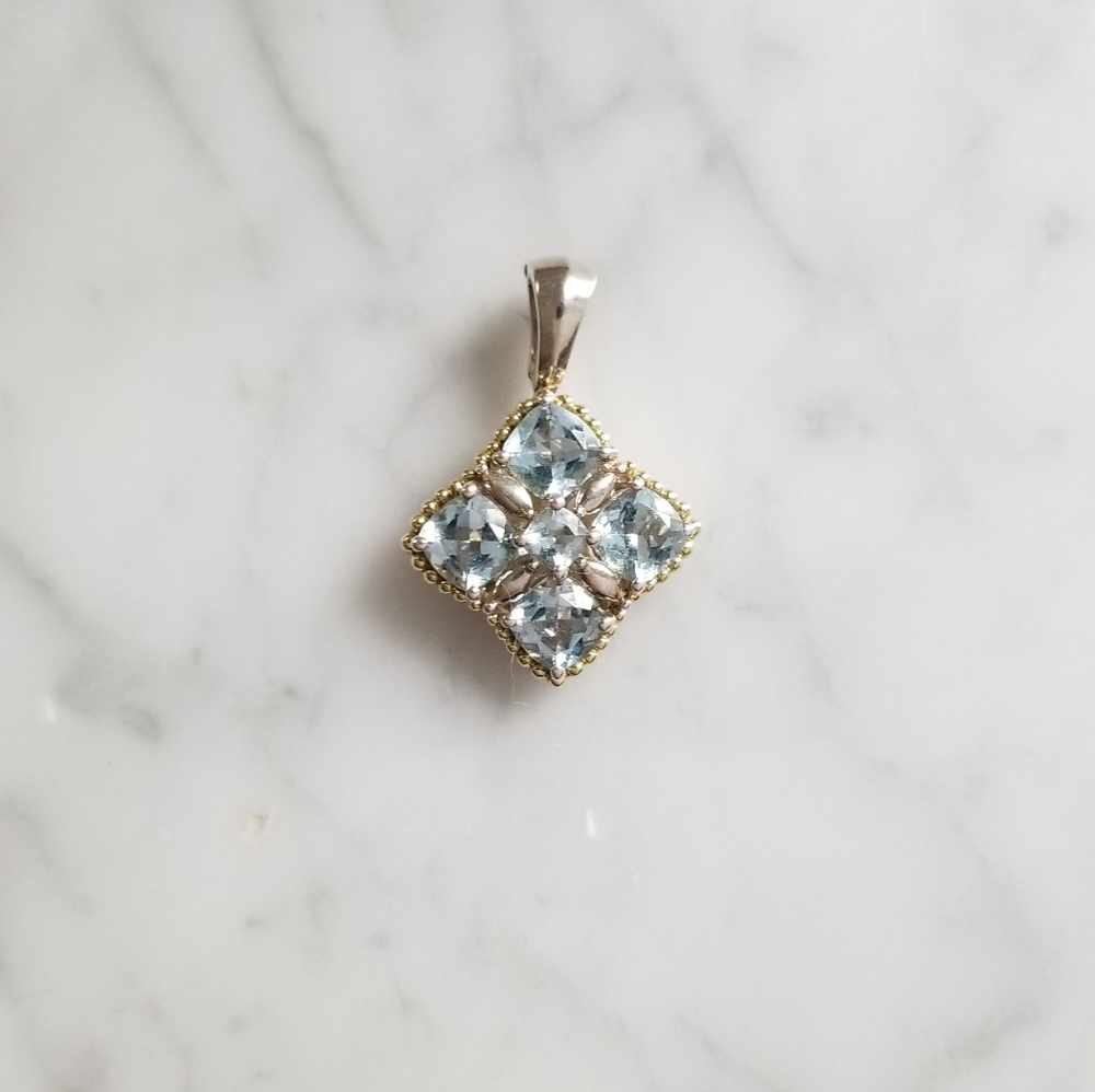 Lagos Swiss Blue Topaz Pendant